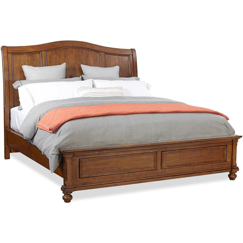 Aspen Home Oxford Queen Sleigh Bed I07-400-WBR/I07-402-WBR/I07-403-WBR IMAGE 1