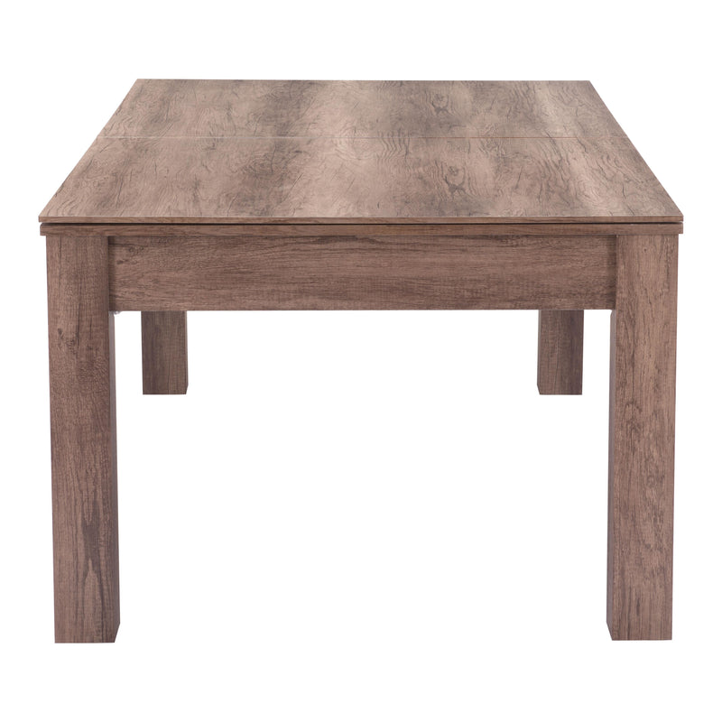 Zuo Bonker 109496 3 in 1 Table - Brown IMAGE 2