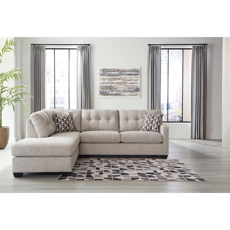 Signature Design by Ashley Mahoney Fabric 2 pc Sectional 3100416/3100467 IMAGE 2