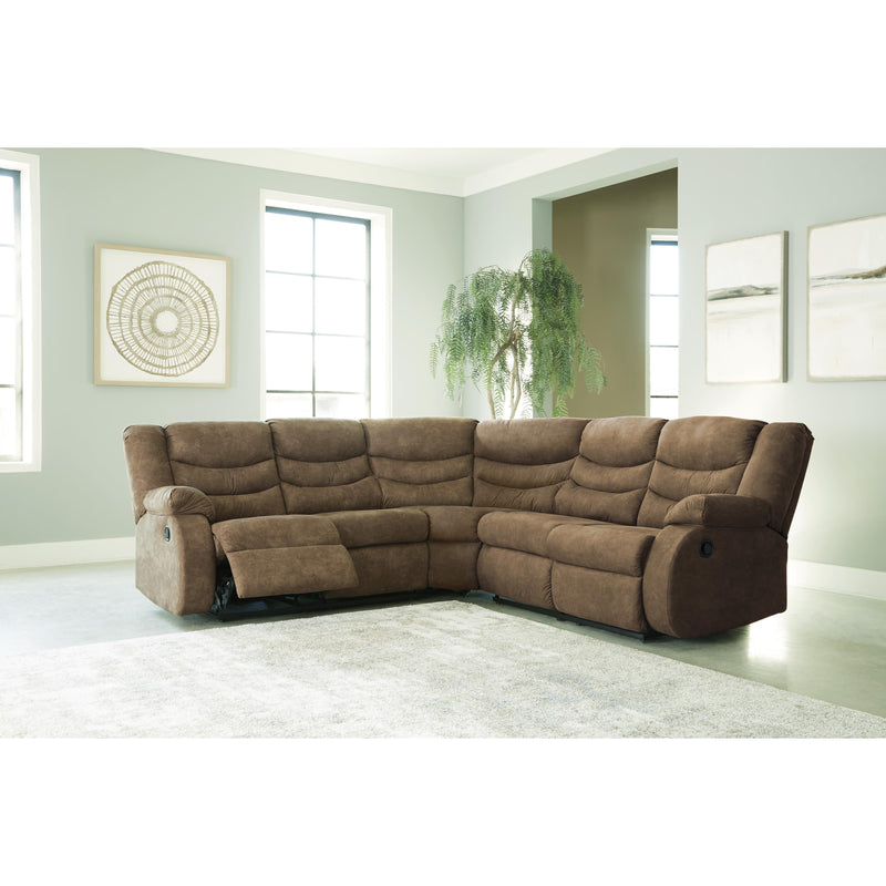 Signature Design by Ashley Partymate Reclining Leather Look 2 pc Sectional 3690248/3690250 IMAGE 3