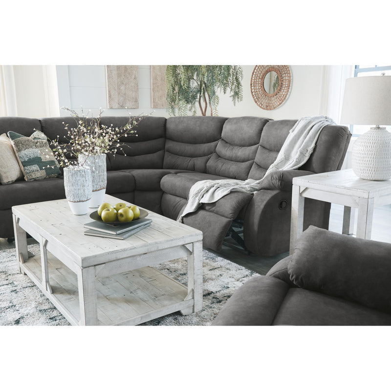 Signature Design by Ashley Partymate Reclining Leather Look 2 pc Sectional 3690348/3690350 IMAGE 8