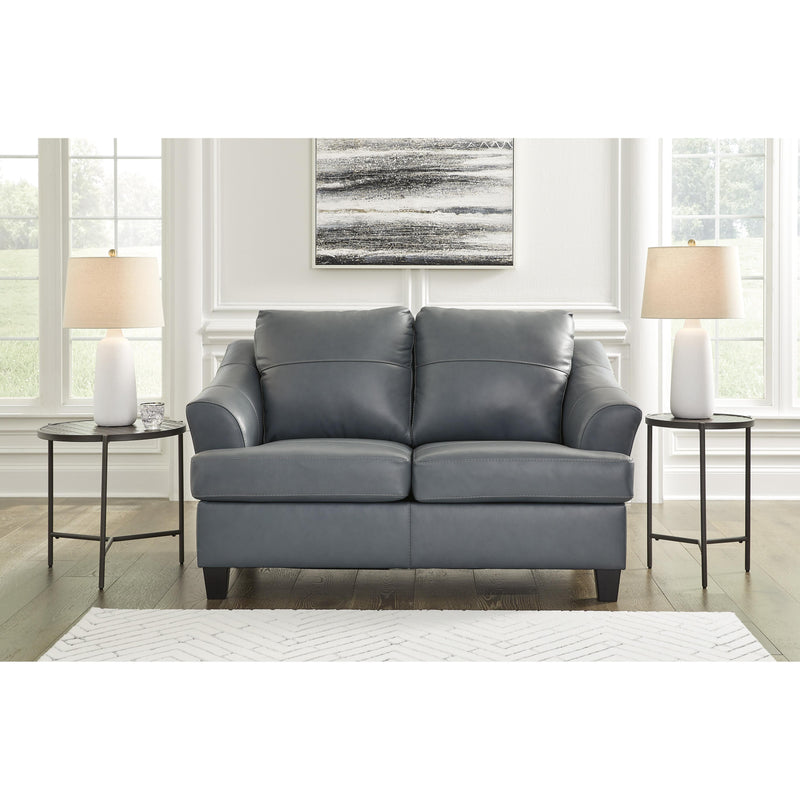 Signature Design by Ashley Genoa Stationary Leather Match Loveseat 4770535 IMAGE 5