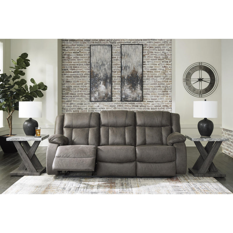 Signature Design by Ashley First Base Reclining Leather Look Sofa 6880488 IMAGE 7