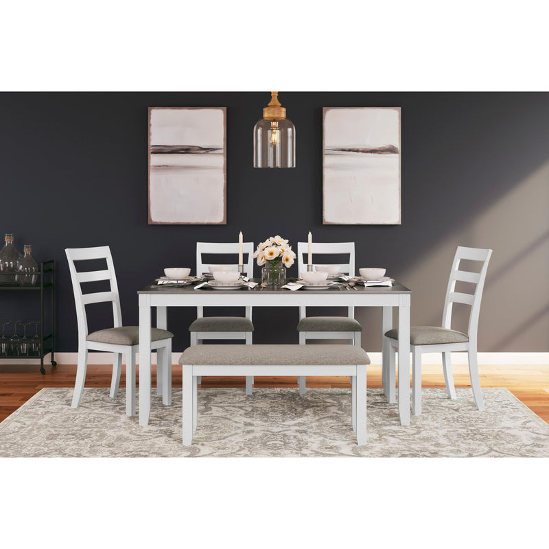 Signature Design by Ashley Stonehollow 6 pc Dinette D382-325 IMAGE 5