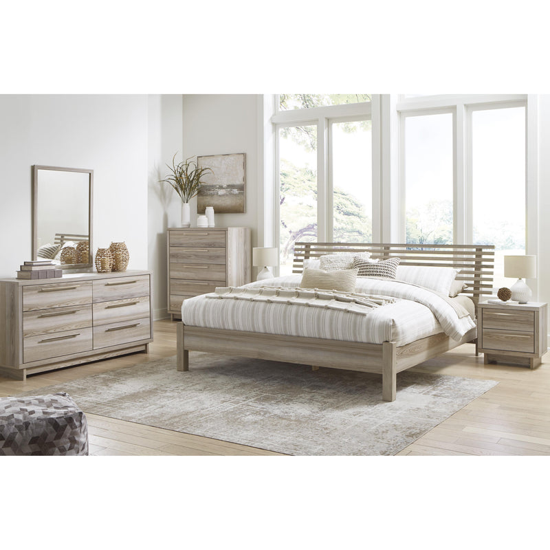 Signature Design by Ashley Hasbrick King Panel Bed B2075-157/B2075-154/B100-13 IMAGE 7