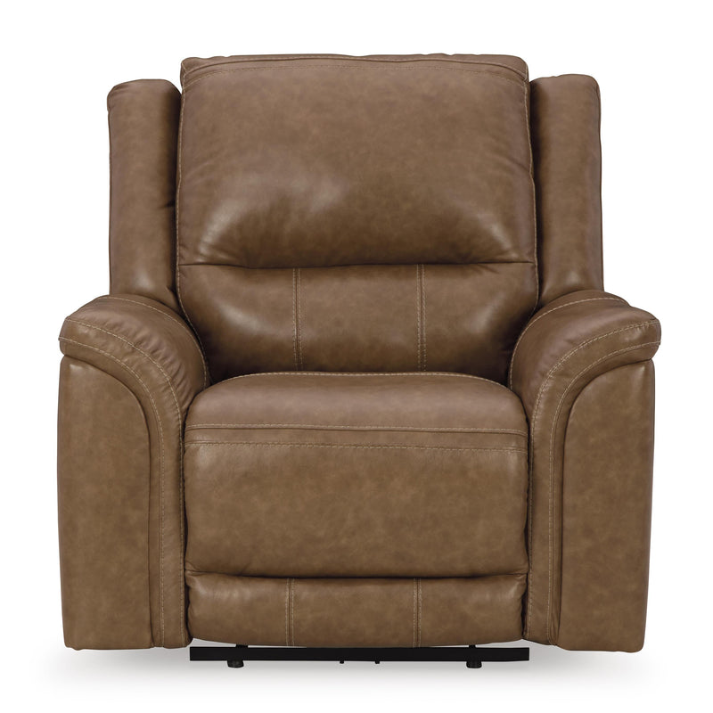 Signature Design by Ashley Trasimeno Power Leather Match Recliner U8281513 IMAGE 3