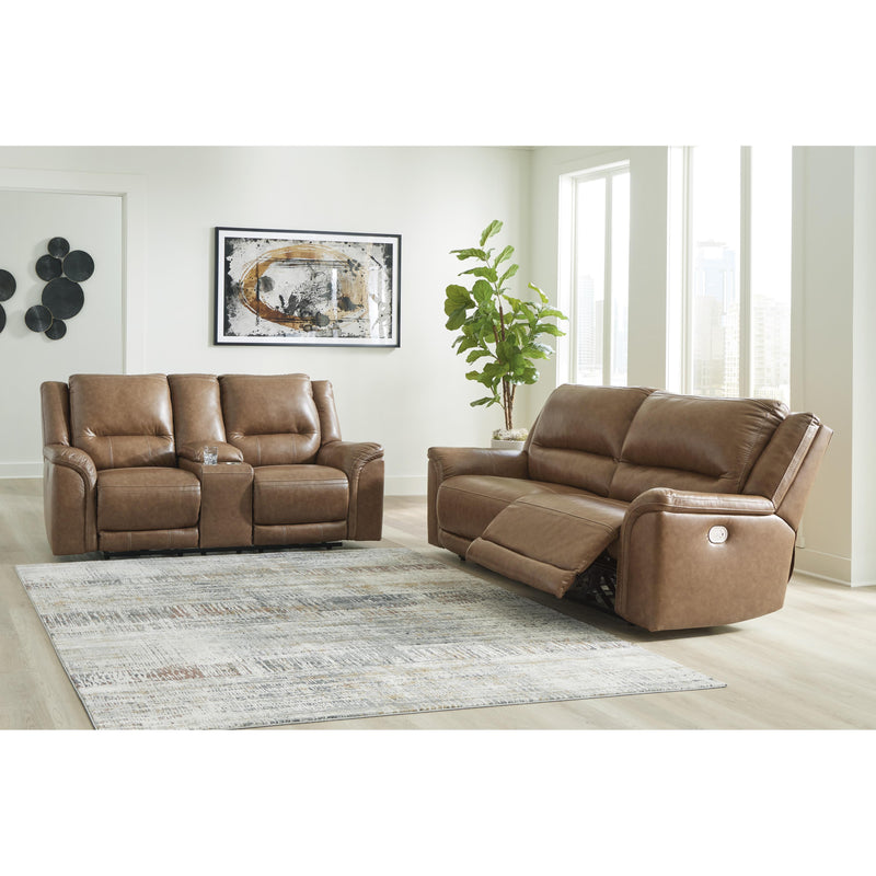 Signature Design by Ashley Trasimeno Power Reclining Leather Match Sofa U8281547 IMAGE 10