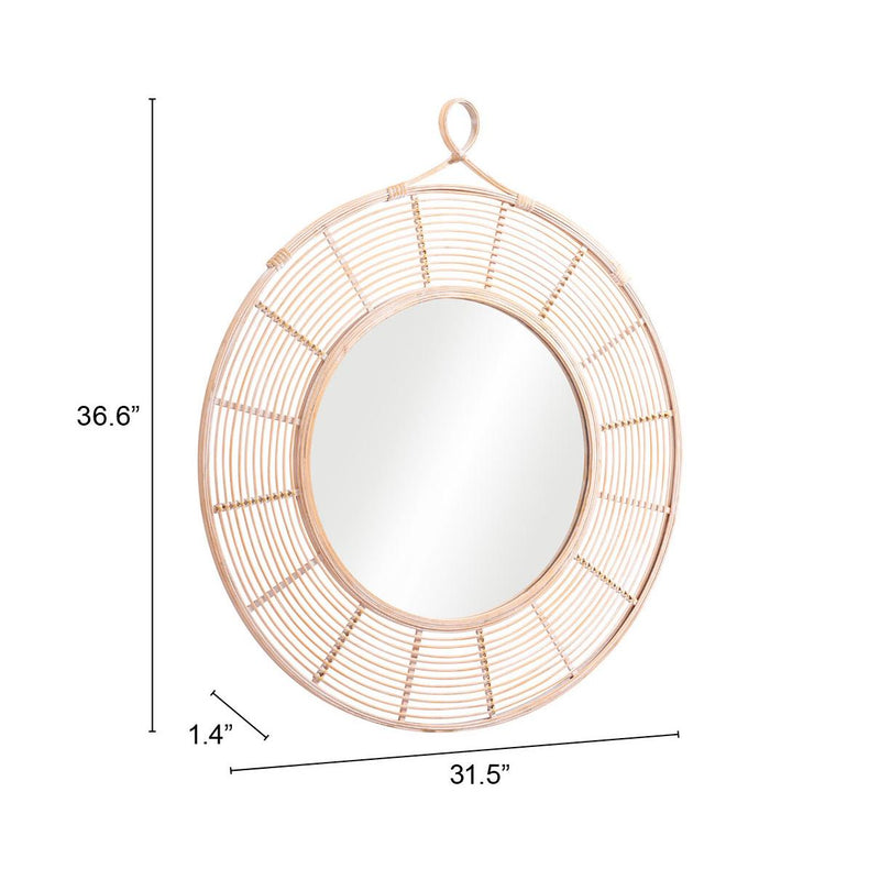 Zuo Lobo A12264 Mirror - Natural IMAGE 6