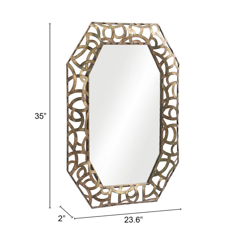 Zuo Kin A12261 Mirror - Bronze IMAGE 6