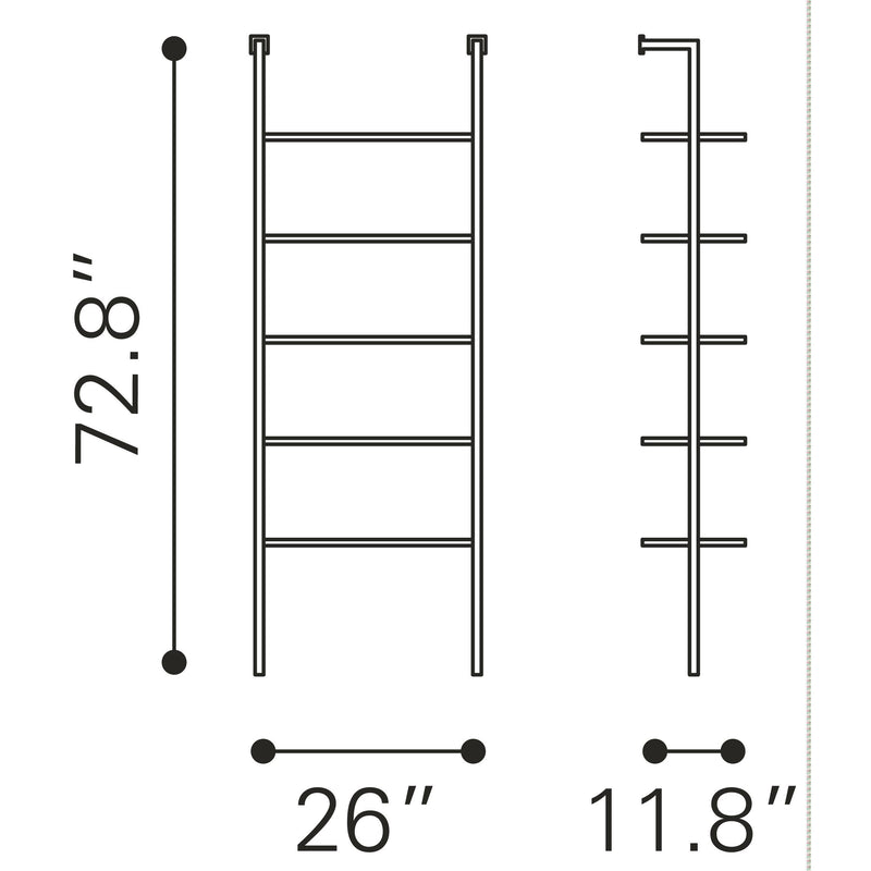 Zuo Zebra 109387 Shelf - Multicolor IMAGE 9