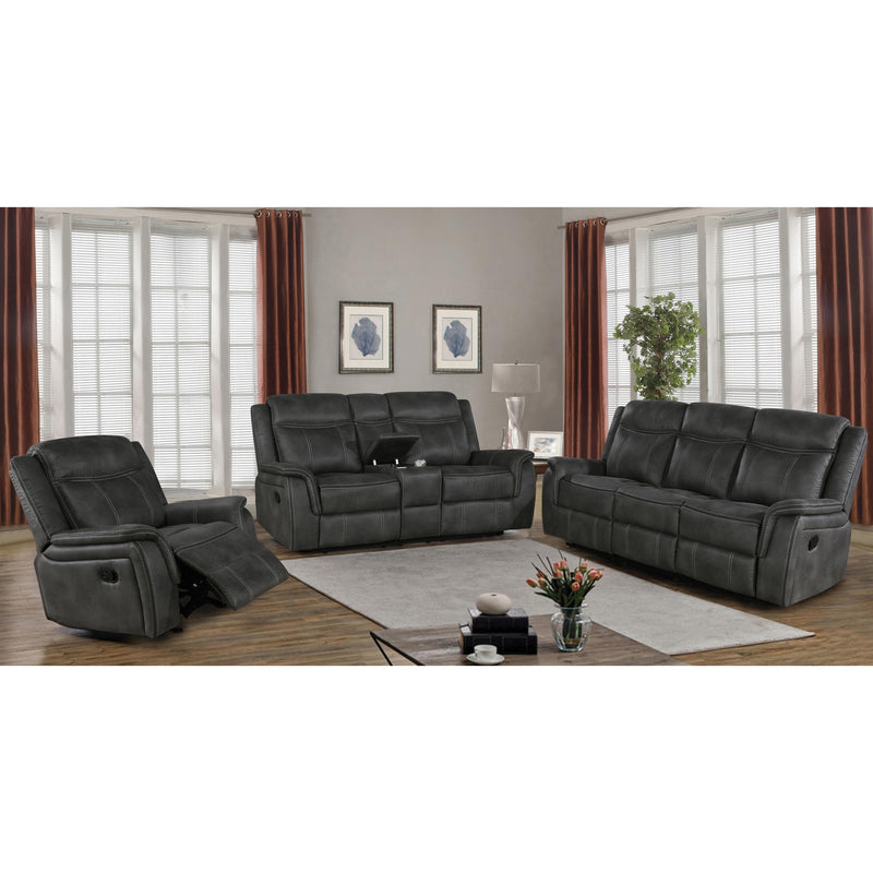 Coaster Furniture Lawrence Glider Leatherette Recliner 603506 IMAGE 3