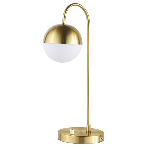 Coaster Furniture Merrick 920216 Round Arched Table Lamp - Gold IMAGE 1