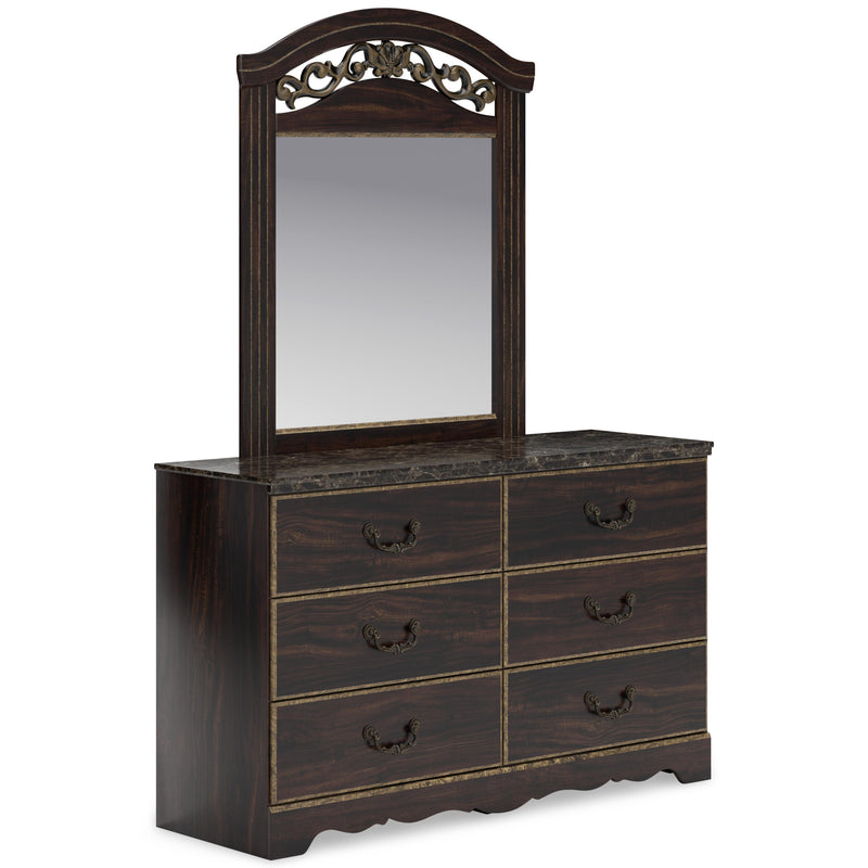 Signature Design by Ashley Glosmount Dresser with Mirror B1055-231/B1055-36 IMAGE 1