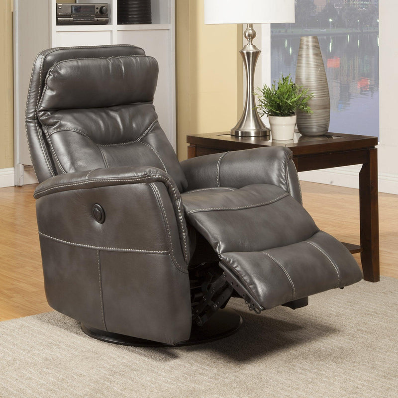 Parker House Furniture Gemini Power Swivel Glider Fabric Recliner MGEM