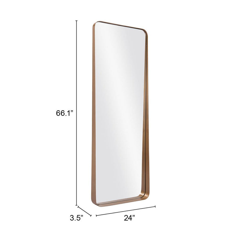 Zuo Riga A12288 Mirror - Gold IMAGE 6