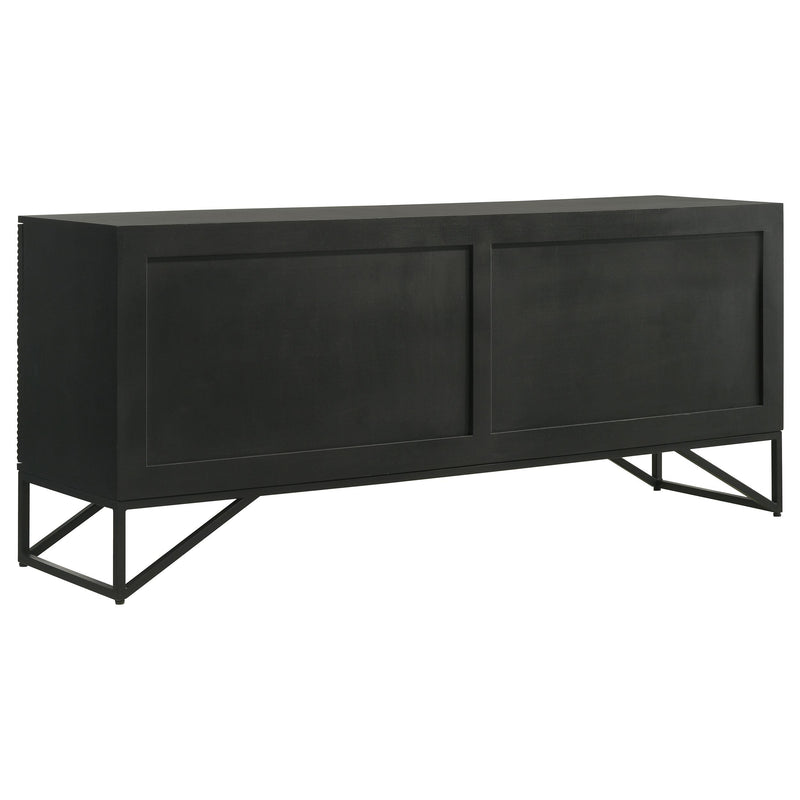 Coaster Furniture Riddell 959631 4-Door Accent Cabinet - Black IMAGE 8