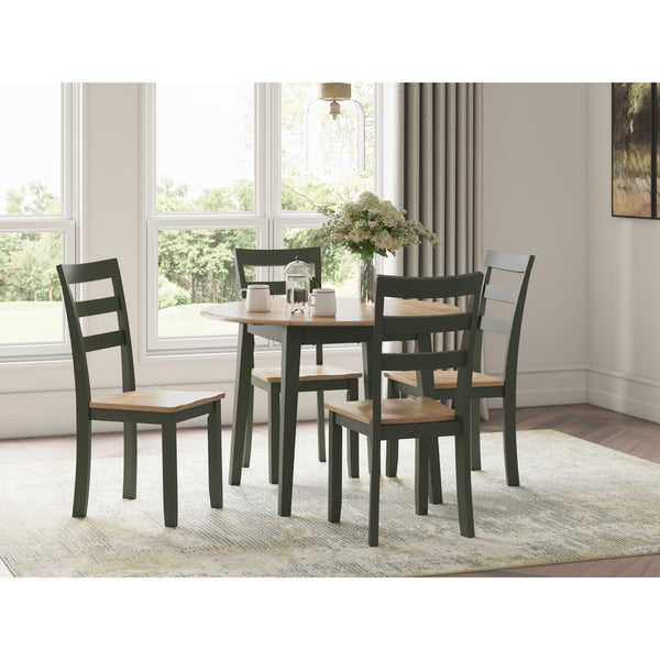 Signature Design by Ashley Round Gesthaven Dining Table D401-15 IMAGE 7