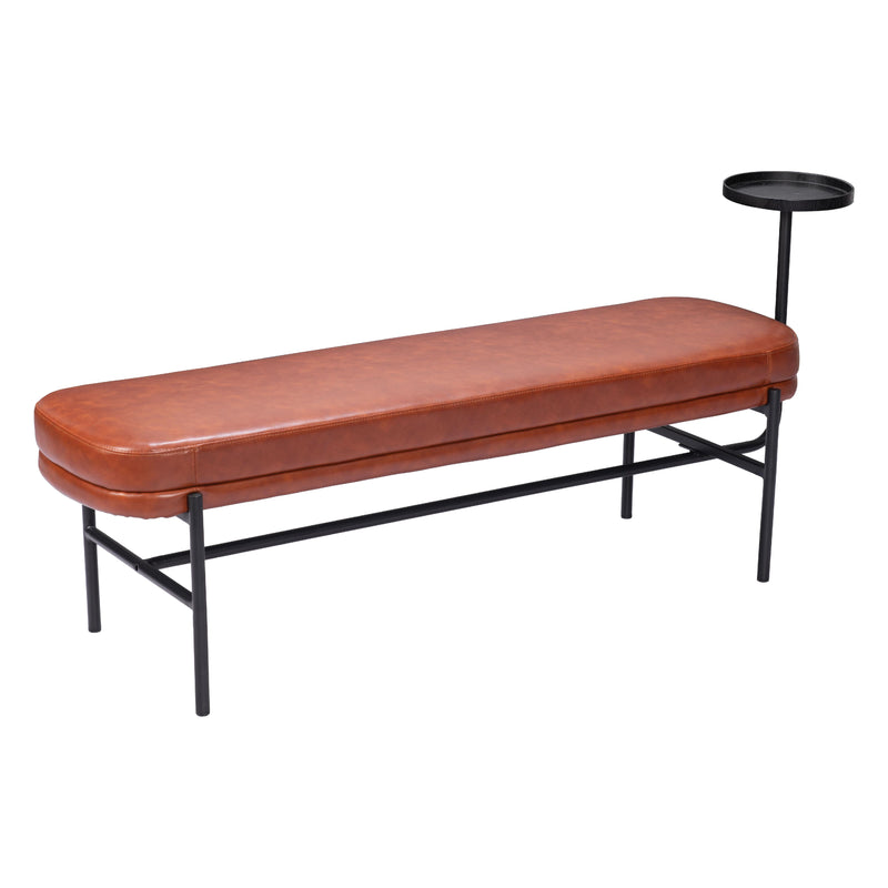 Zuo Ploce 110180 Bench - Brown IMAGE 5