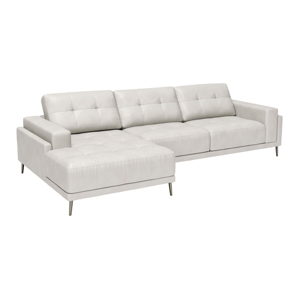 Zuo Bliss 110371 LAF Chaise Sectional - Beige IMAGE 1