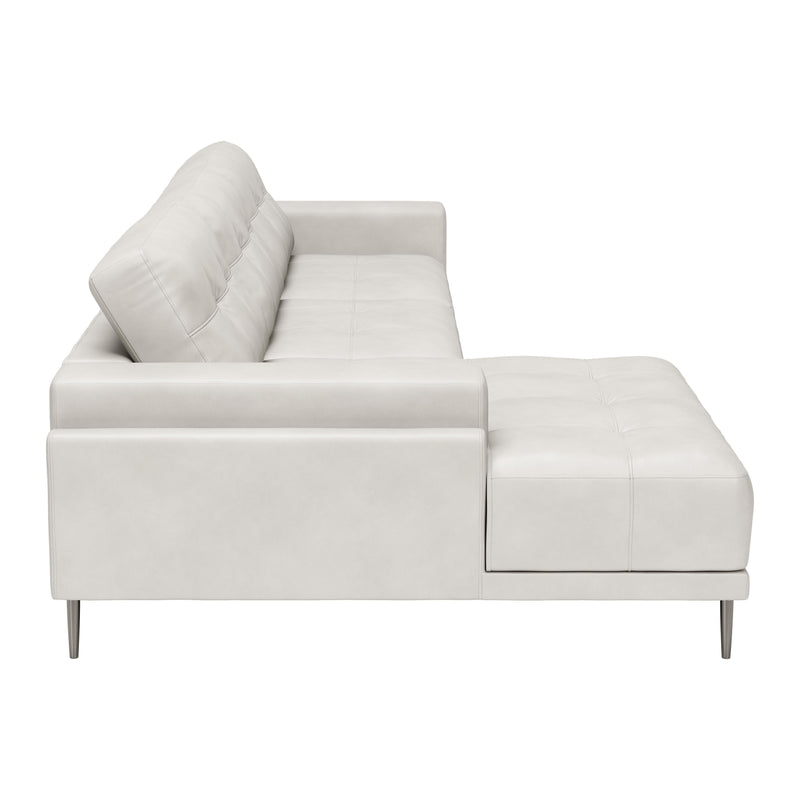 Zuo Bliss 110371 LAF Chaise Sectional - Beige IMAGE 2