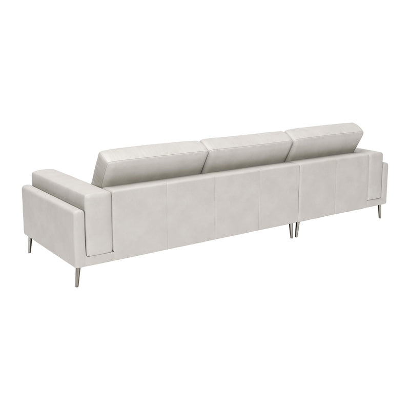 Zuo Bliss 110371 LAF Chaise Sectional - Beige IMAGE 5