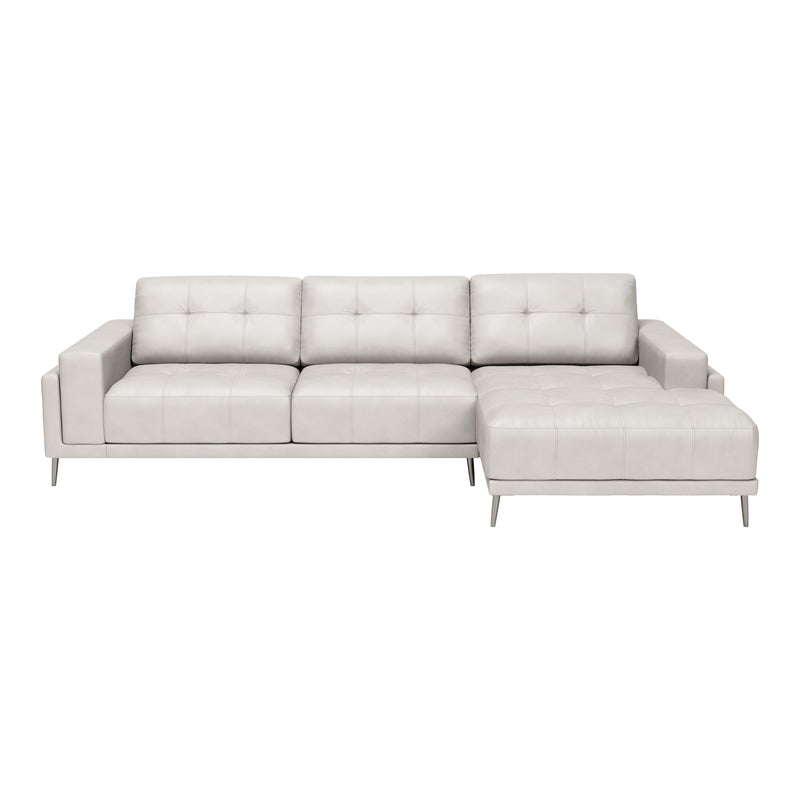 Zuo Bliss 110370 RAF Chaise Sectional - Beige IMAGE 3