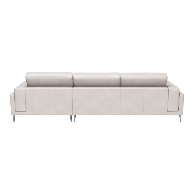 Zuo Bliss 110370 RAF Chaise Sectional - Beige IMAGE 4