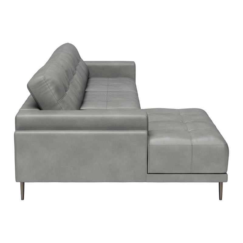 Zuo Bliss 110373 LAF Chaise Sectional - Grey IMAGE 2