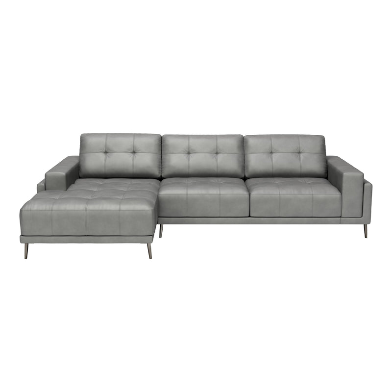 Zuo Bliss 110373 LAF Chaise Sectional - Grey IMAGE 3