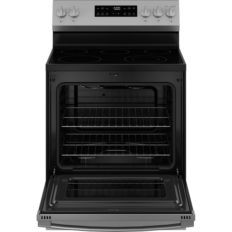 GE 30-inch Freestanding Electric Range GRF500PVSS IMAGE 3