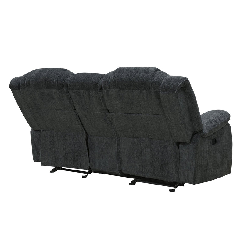 Parker House Furniture Reclining Fabric Loveseat with Console MBOL