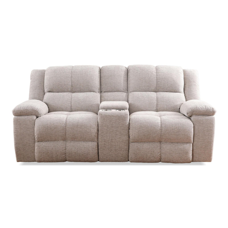 Parker House Furniture Buster Reclining Fabric Loveseat with Console MBUS