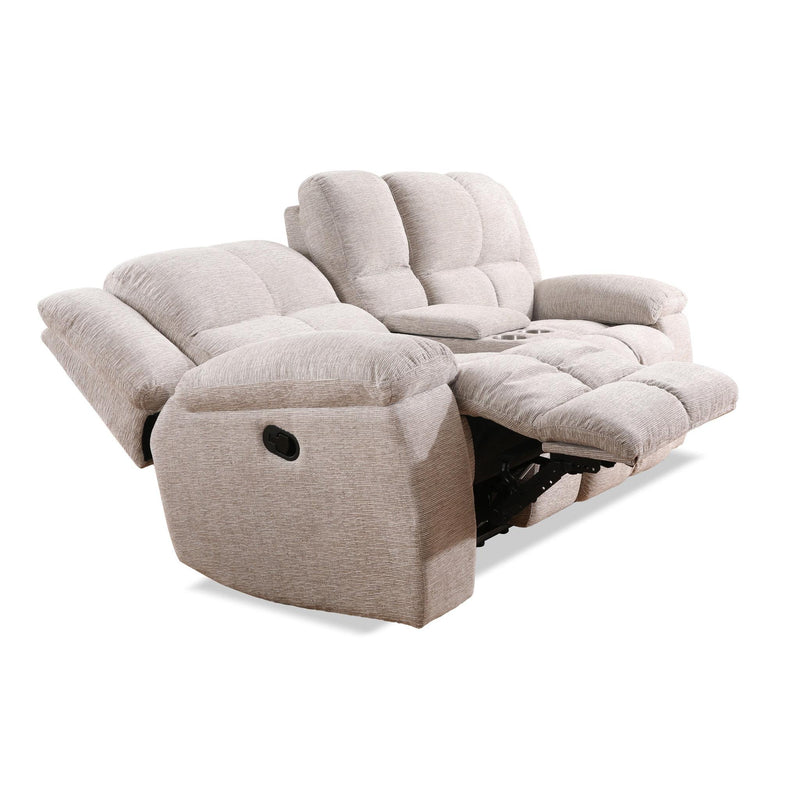 Parker House Furniture Buster Reclining Fabric Loveseat with Console MBUS