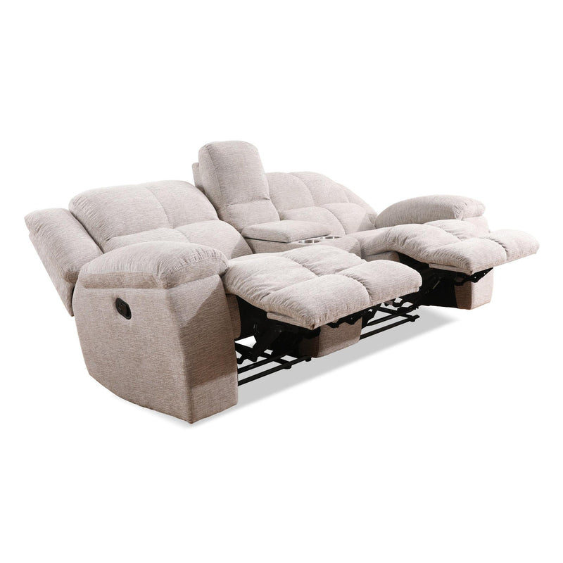 Parker House Furniture Buster Reclining Fabric Loveseat with Console MBUS