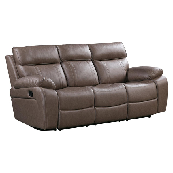 Parker House Furniture Theon Reclining Leather Look Sofa MTHE#834-STOF IMAGE 1