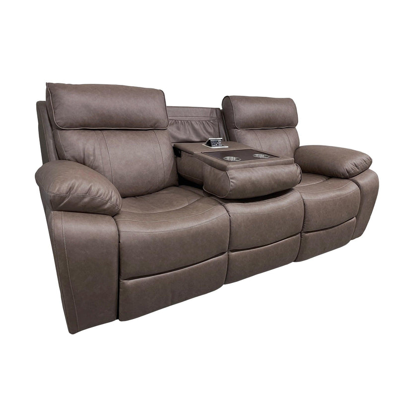 Parker House Furniture Theon Reclining Leather Look Sofa MTHE