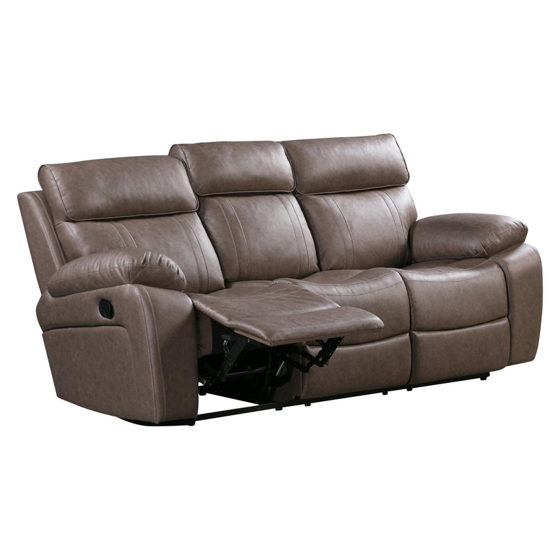 Parker House Furniture Theon Reclining Leather Look Sofa MTHE