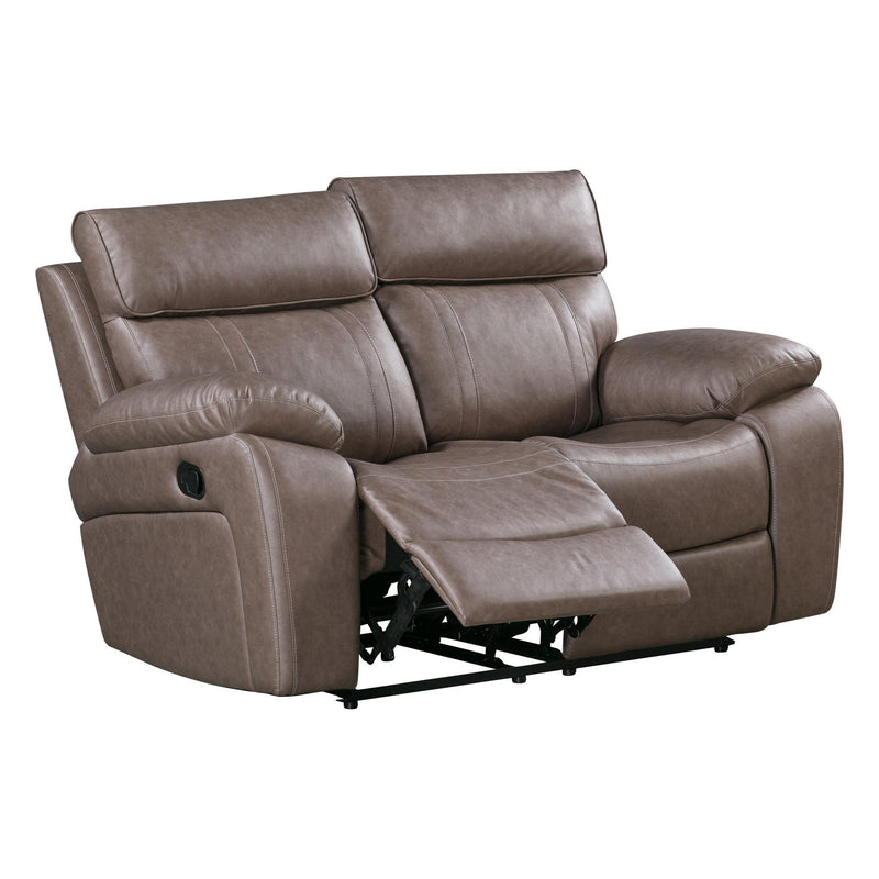 Parker House Furniture Theon Reclining Leather Look Loveseat MTHE