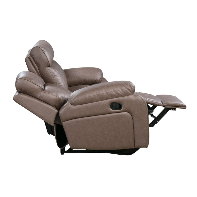 Parker House Furniture Theon Reclining Leather Look Loveseat MTHE