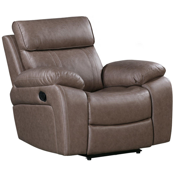 Parker House Furniture Theon Glider Leather Look Recliner MTHE#812G-STOF IMAGE 1