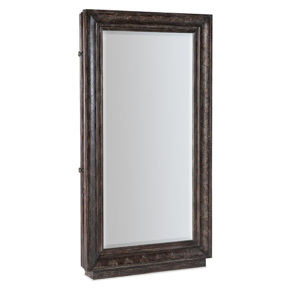 Hooker Furniture 5961-50001-89 Traditions Floor Mirror withhidden jewelry storage IMAGE 1