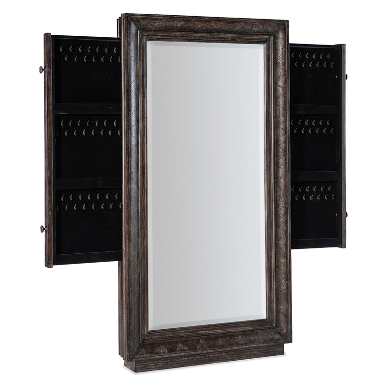 Hooker Furniture 5961-50001-89 Traditions Floor Mirror withhidden jewelry storage IMAGE 3