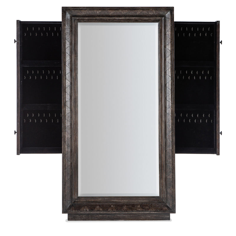 Hooker Furniture 5961-50001-89 Traditions Floor Mirror withhidden jewelry storage IMAGE 4