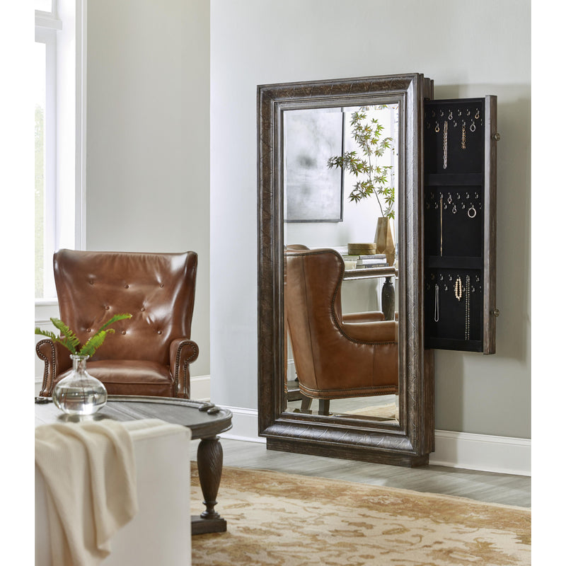 Hooker Furniture 5961-50001-89 Traditions Floor Mirror withhidden jewelry storage IMAGE 6