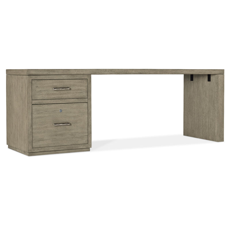 Hooker Furniture 6150-10915-85 Linville Falls 84" Desk with One File IMAGE 1