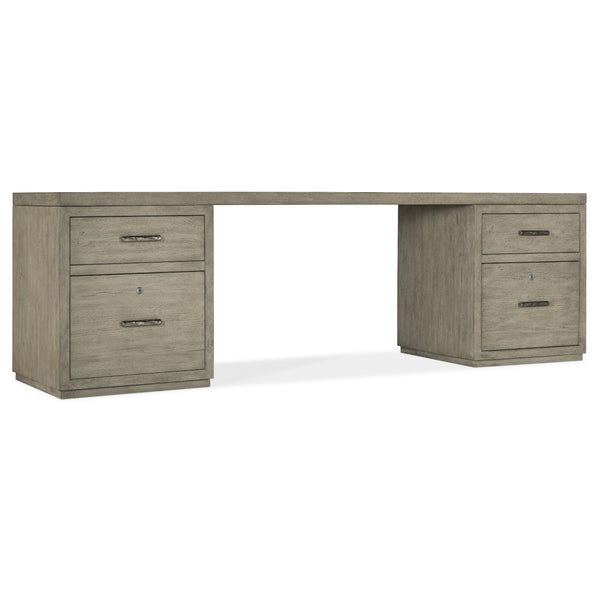 Hooker Furniture 6150-10921-85 Linville Falls 96" Desk with Two Files IMAGE 1