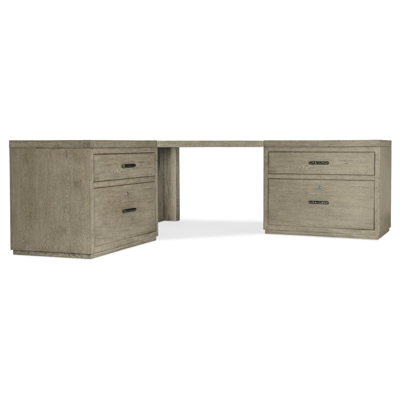 Hooker Furniture 6150-10938-85 Linville Falls Corner Desk with Two Lateral Files IMAGE 1