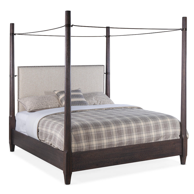 Hooker Furniture 6700-90660-98 Big Sky Cal King Poster Bed withcanopy IMAGE 1