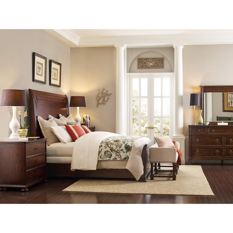 Hooker Furniture 6750-90450-85 Charleston Queen Sleigh Bed IMAGE 4