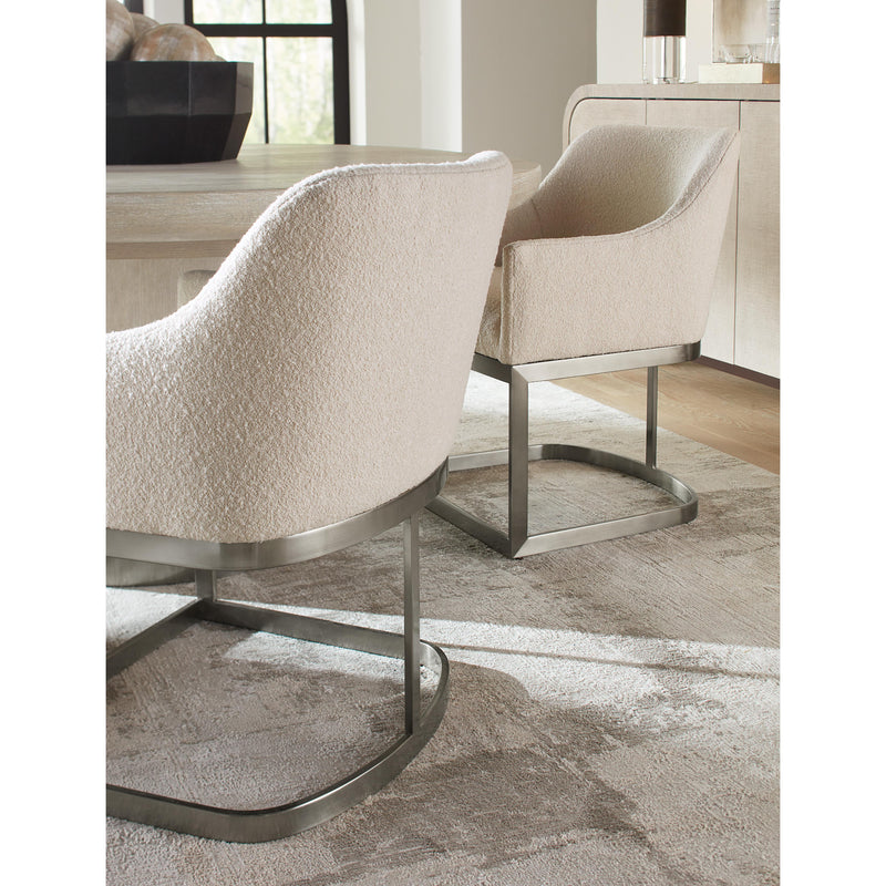 Hooker Furniture 6850-75300-95 Modern Mood Upholstered Arm Chair with Metal Base IMAGE 5